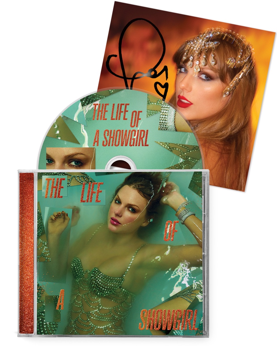 The Life of a Showgirl, CD estándar con foto firmada 1