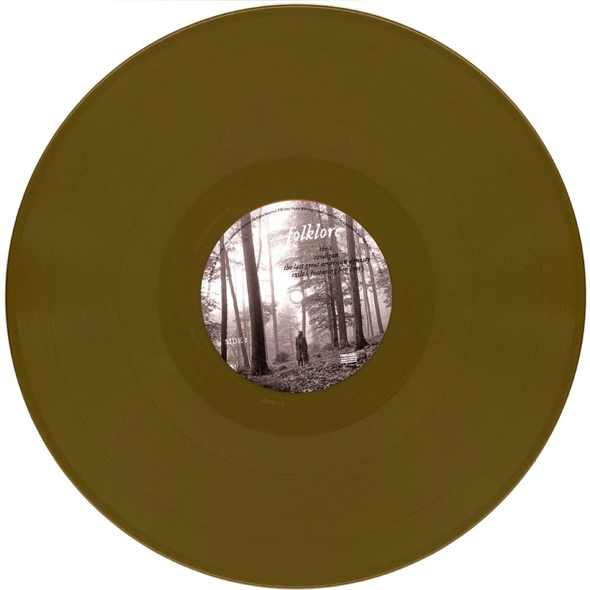 folklore, In The Trees Deluxe Edition — vinilo dorado