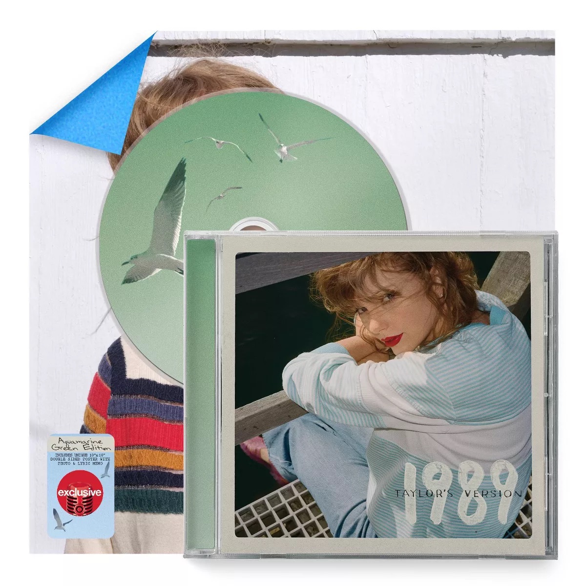 1989 (Taylor’s Version), Aquamarine Green con póster Deluxe