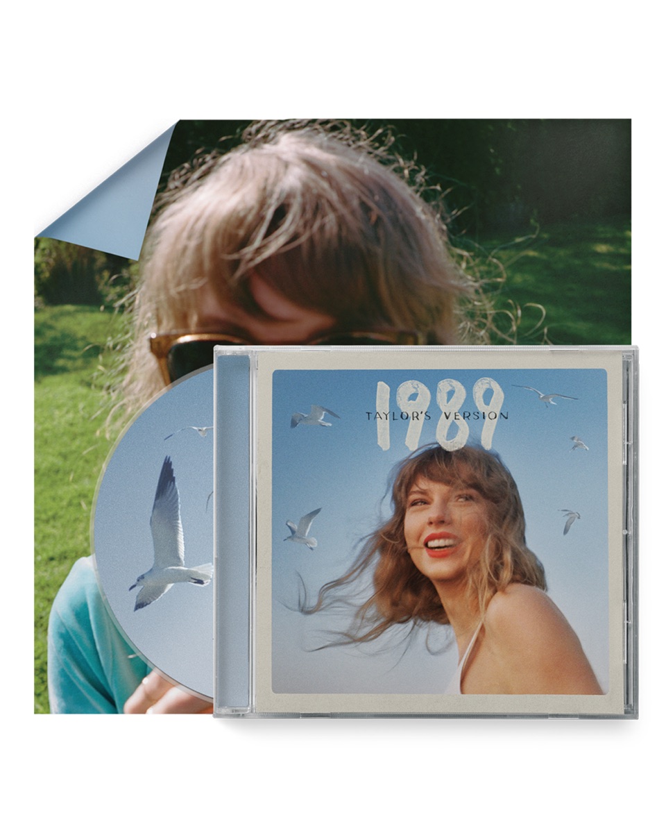 1989 (Taylor’s Version), CD Crystal Skies Blue con póster