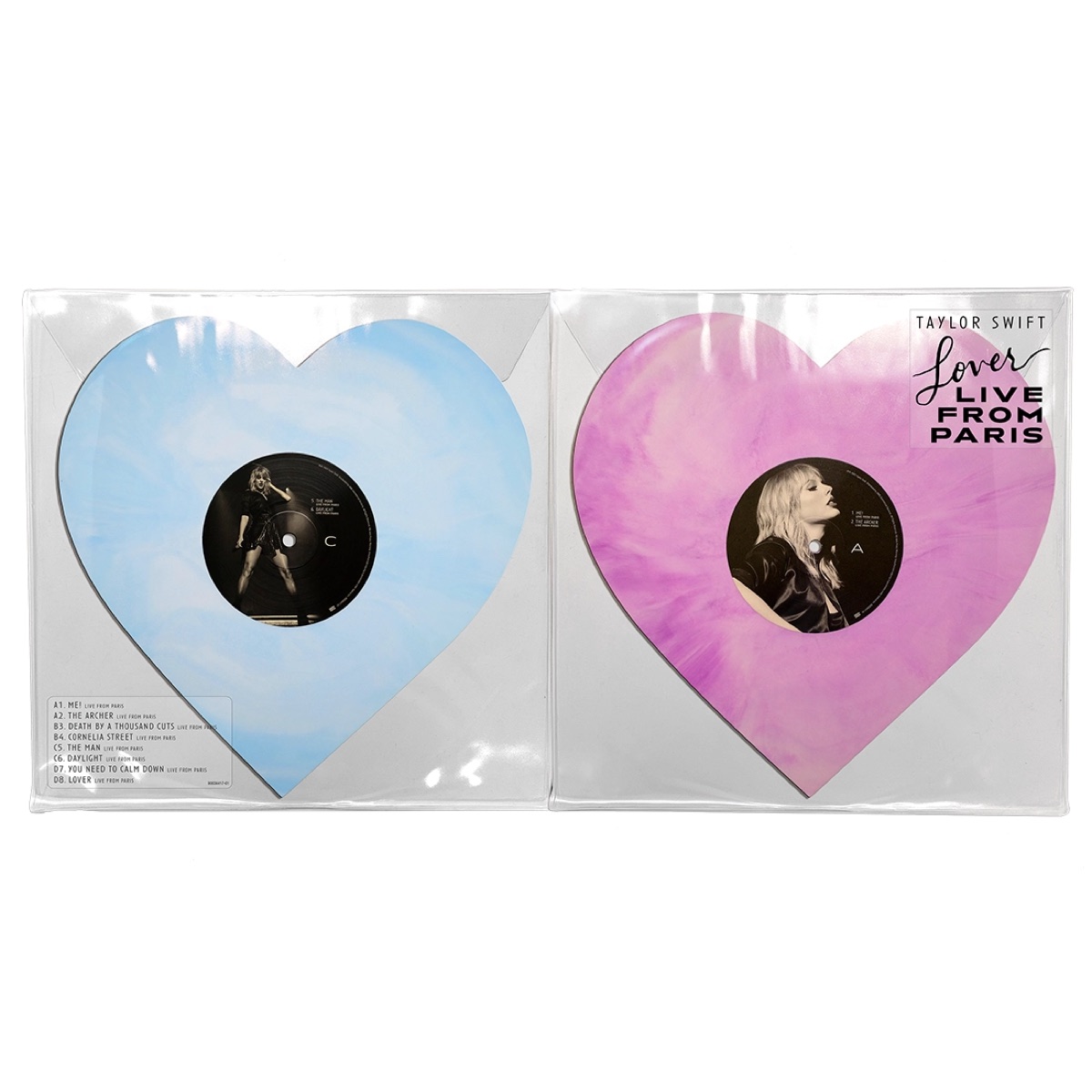 Lover (Live From Paris), Vinilo con forma de corazón — prensado de 2023